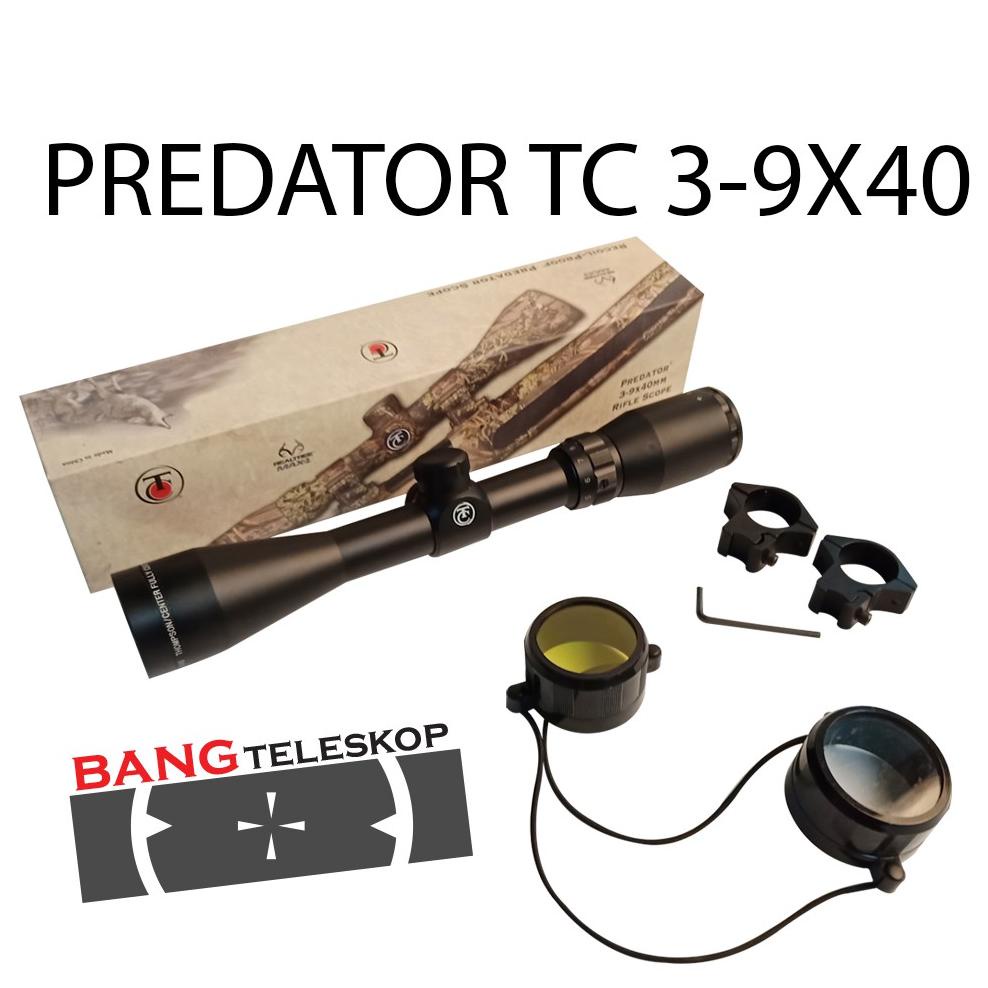 TELESKOP PREDATOR TC 3-9X40 TERLARISS...,,,,,