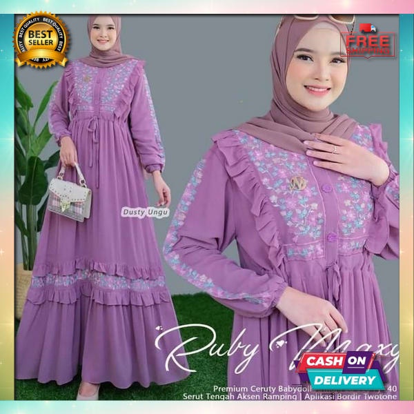 Gamis Wsnita Import Ghamis Cwe Korea Style Buju Games Remaja Kasual Pakean Bju Muslem Pesta Elegan B
