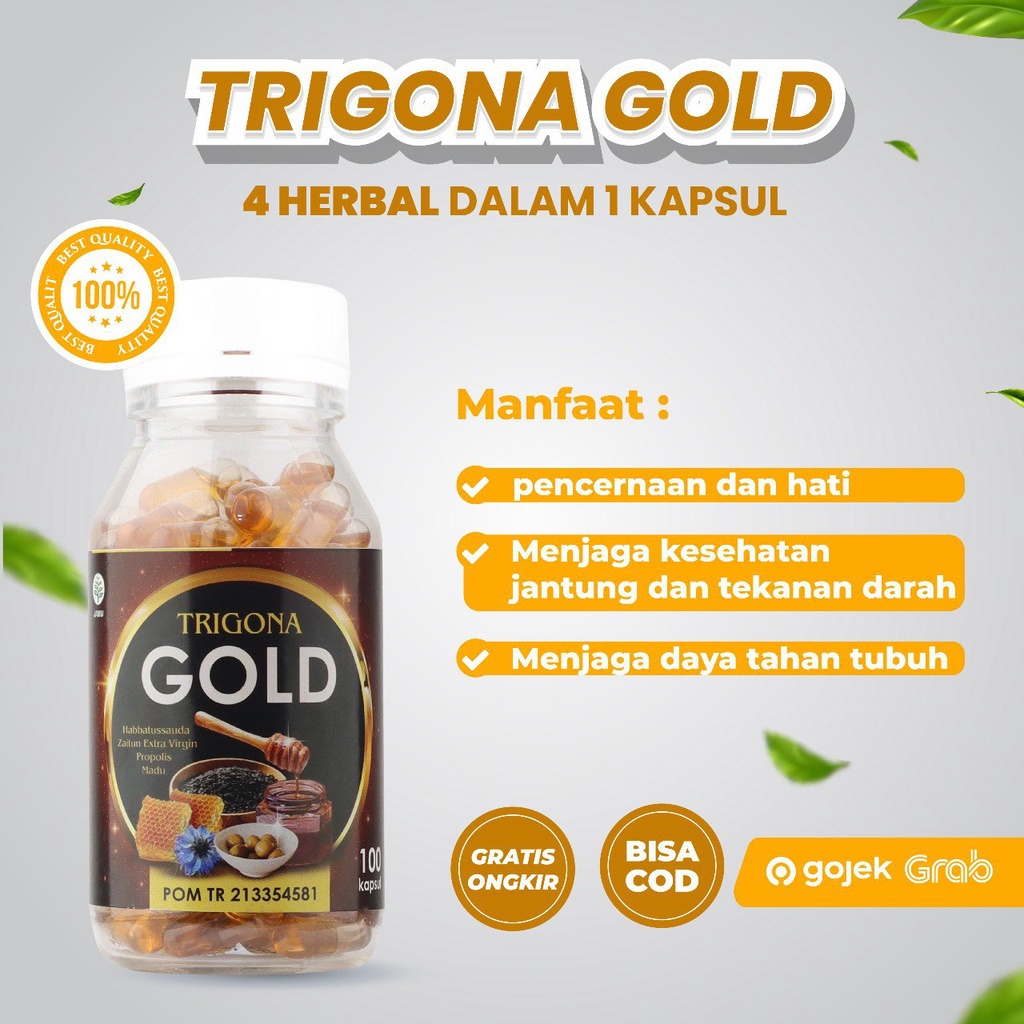 Trigona Gold Habbatussauda Oil Extra Propolis Original