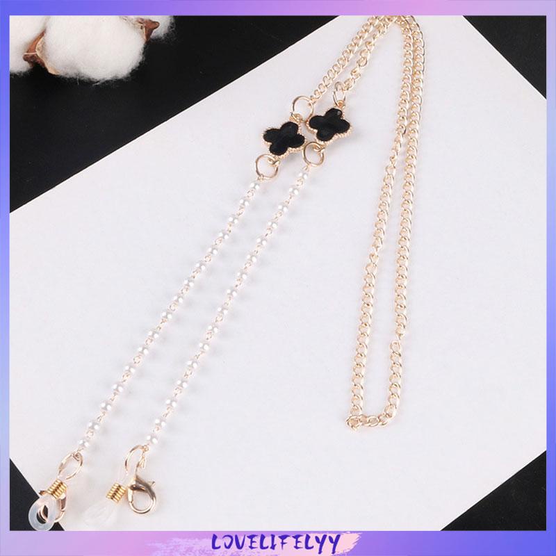 Kalung Rantai Mutiara Gaya Korea Untuk Masker -LOY