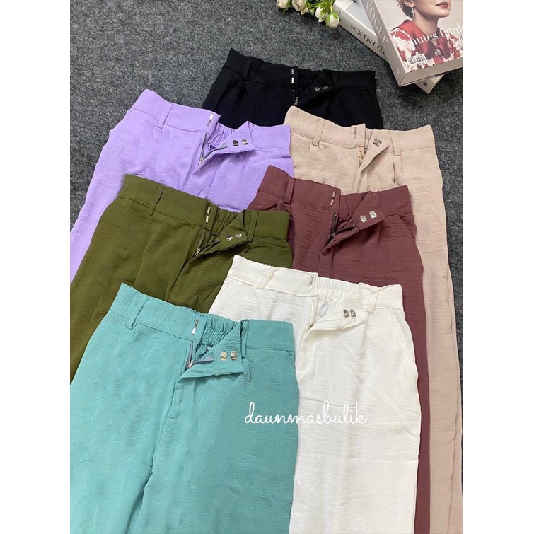1KG MUAT 4PCS | ATTA KULOT AIRFLOW HIGHWAIST PREMIUM FASHION WANITA KOREAN STYLE OOTD