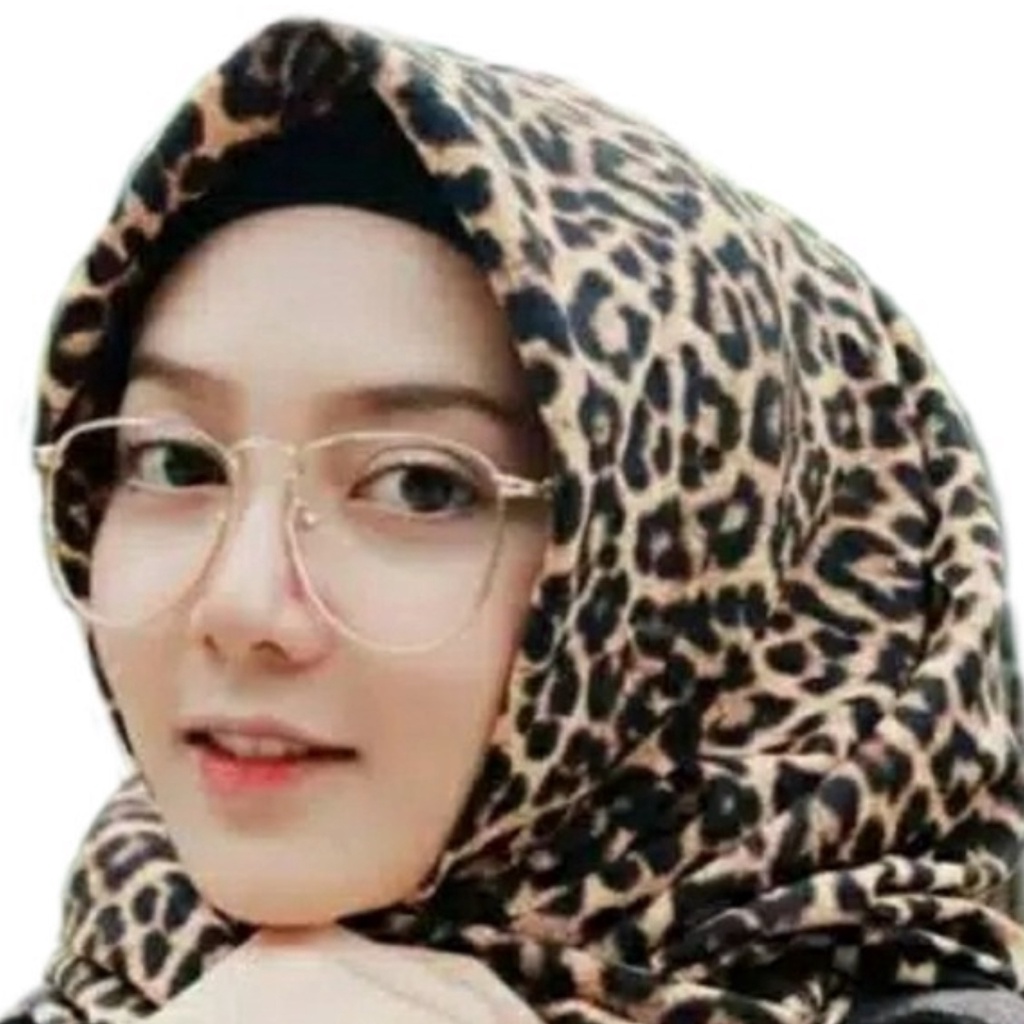 Jilbab leopard segi empat motif macan Hijab Segi4 motif Leopard Series Hanasquare Lc