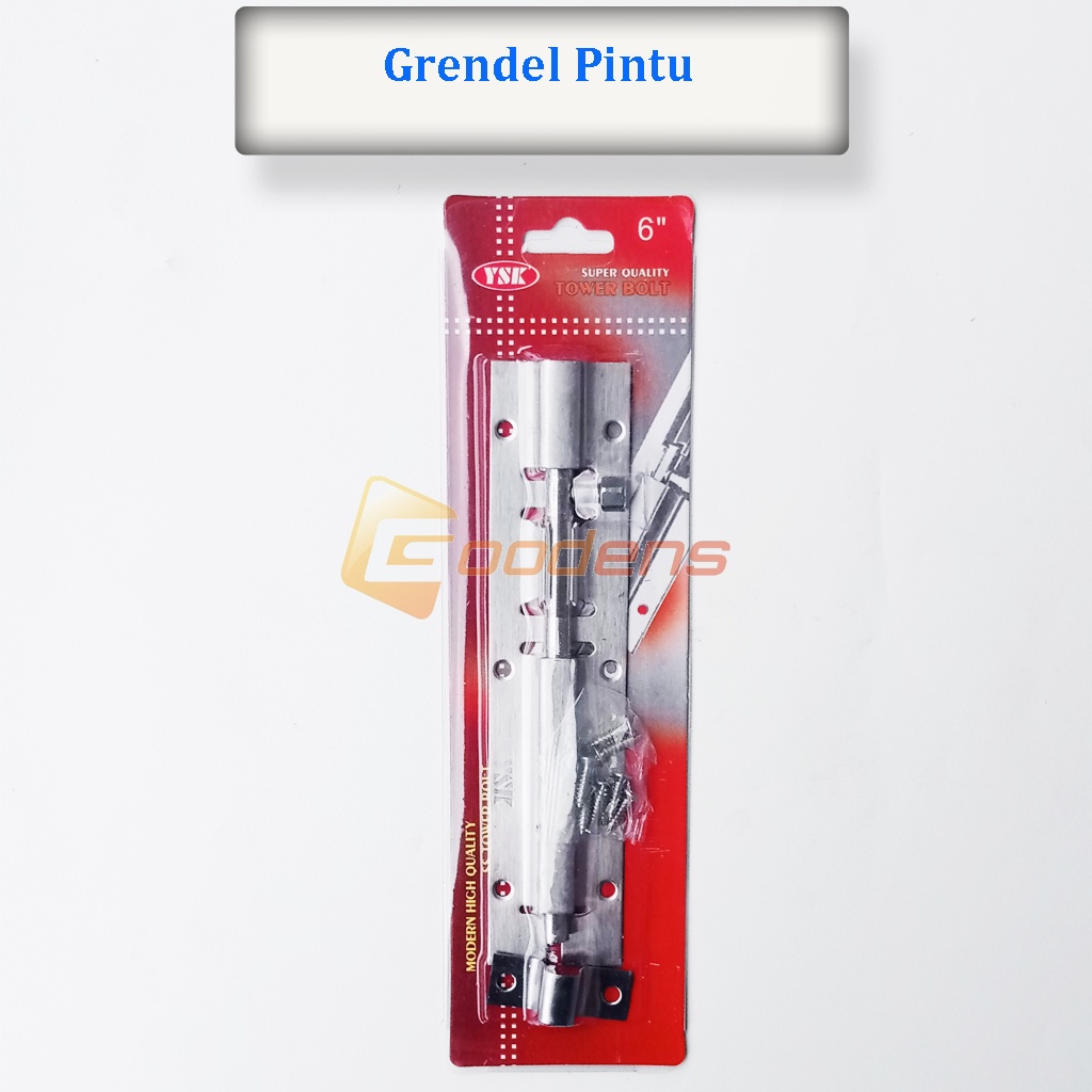 Grendel Pintu 6 Inch Slot Kunci Pintu Jendela Stainless Steel