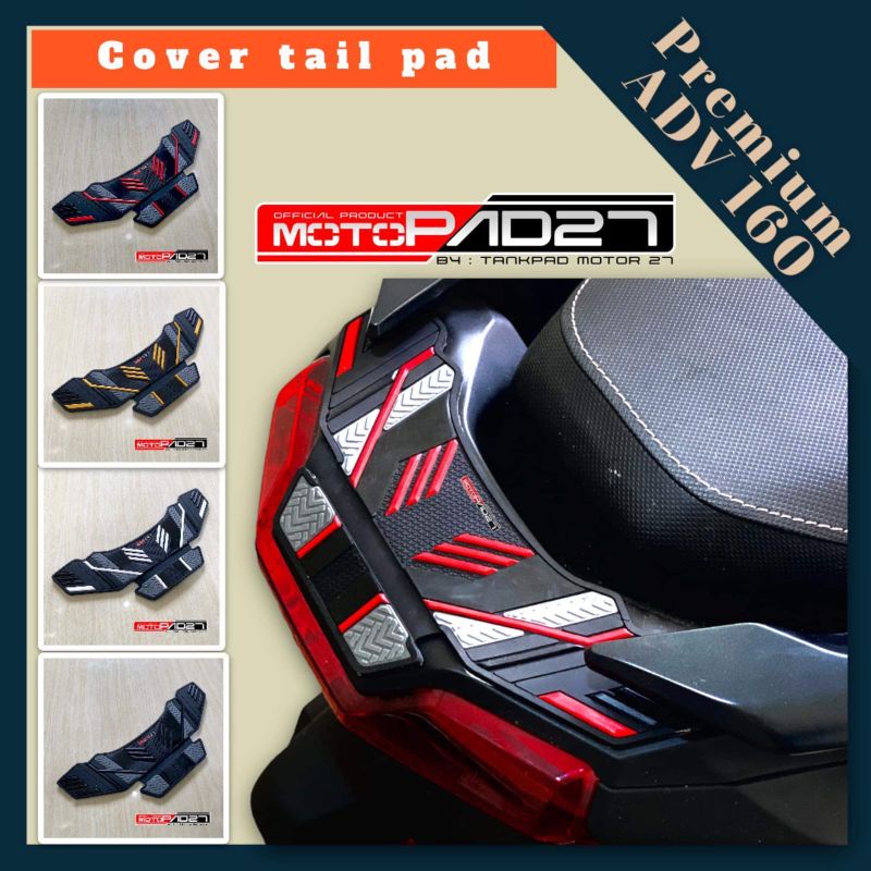 Motopad27 Stiker Karet Rubber Cover Fender Spakbor ADV 160 Kualitas Premium