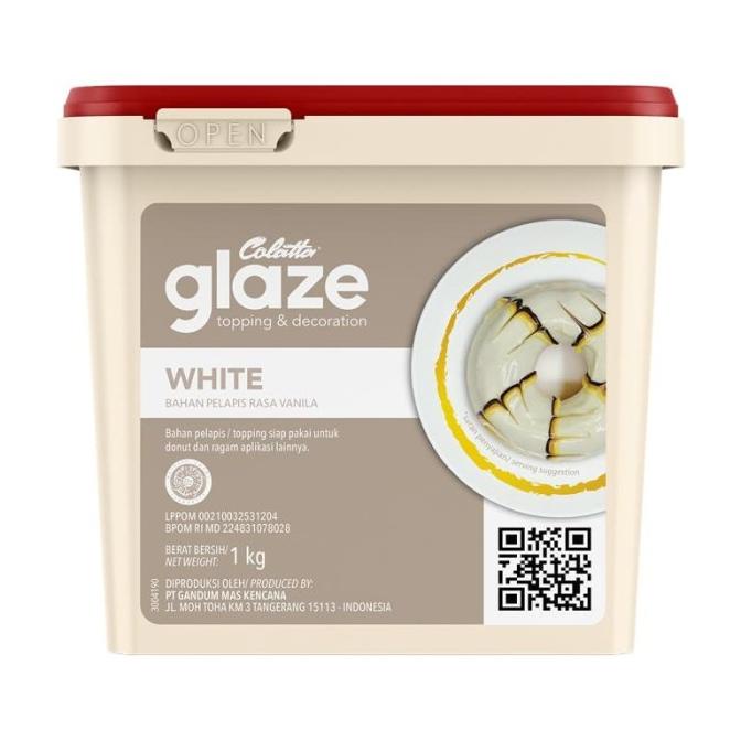 

[COD] COLATTA Glaze White 1 KG Topping Rasa Vanila [COD]
