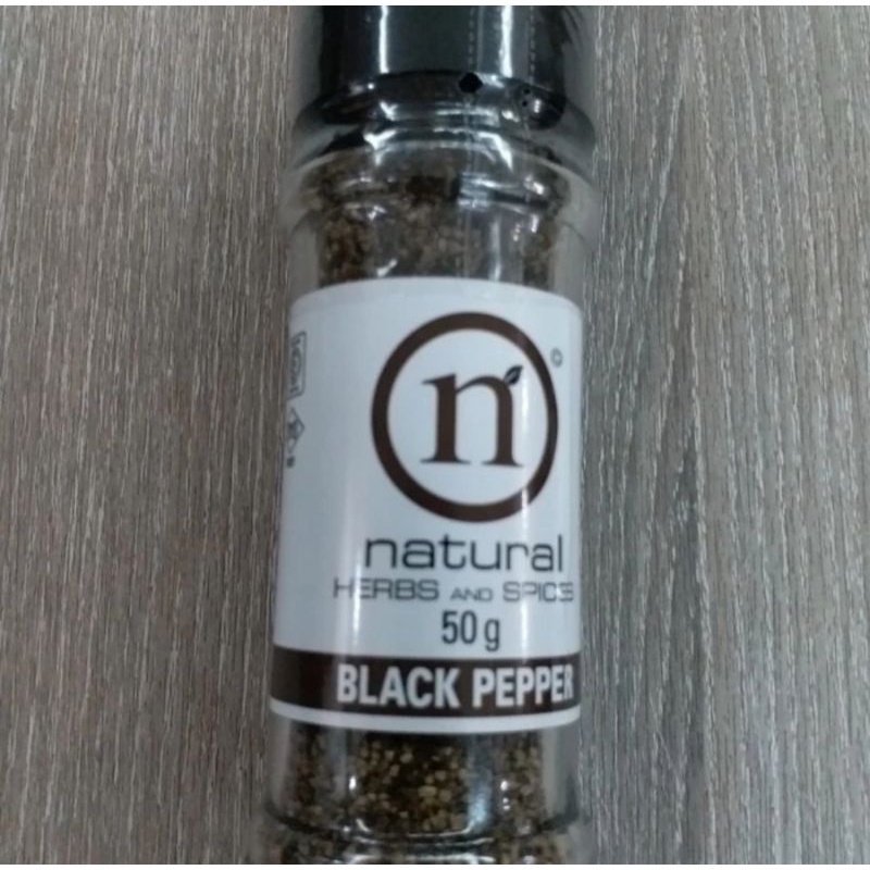 

Natural Crushed Black Pepper Shaker Spice Lada Hitam Hancur Botol Kaca