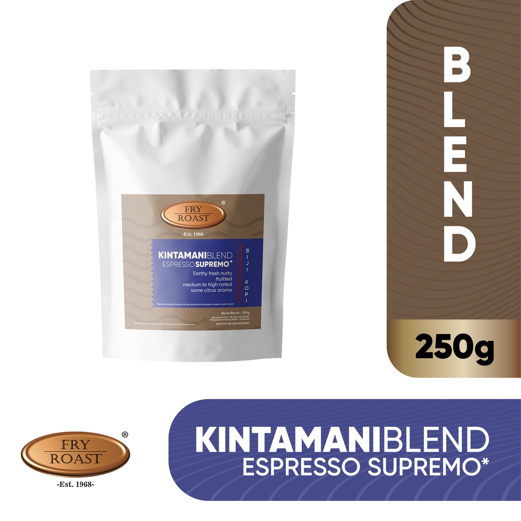

KOPI KINTAMANI BLEND ESPRESSO SUPREMO 250 GRAM BIJI DAN BUBUK