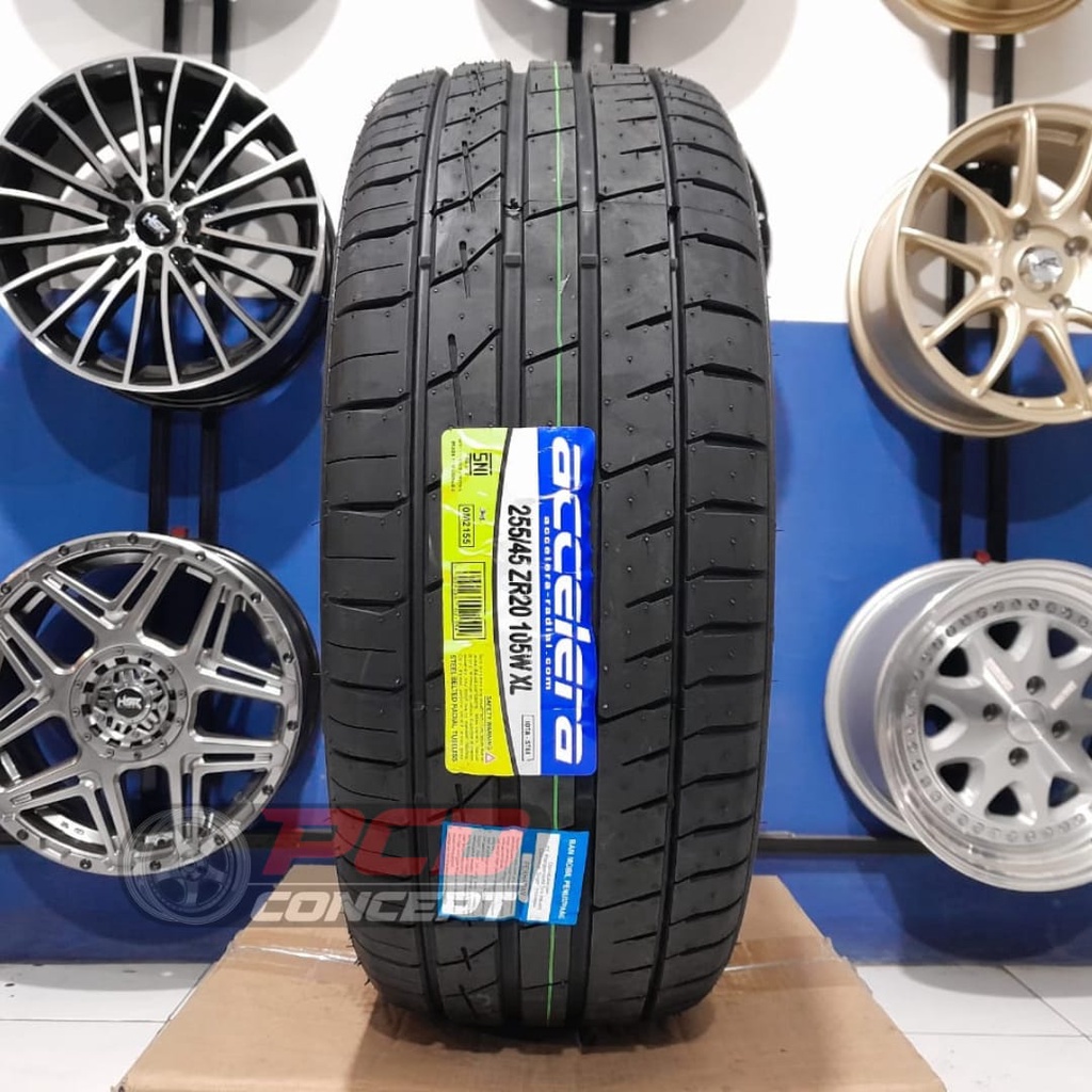 BAN MOBIL LUAR CRV,MAZDACX5,XTRAIL R20 TUBLES 255-45 R20 ACCELERA IOTA ST68