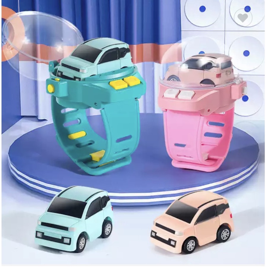 Mainan Jam Tangan Mobil Remote Control Mini