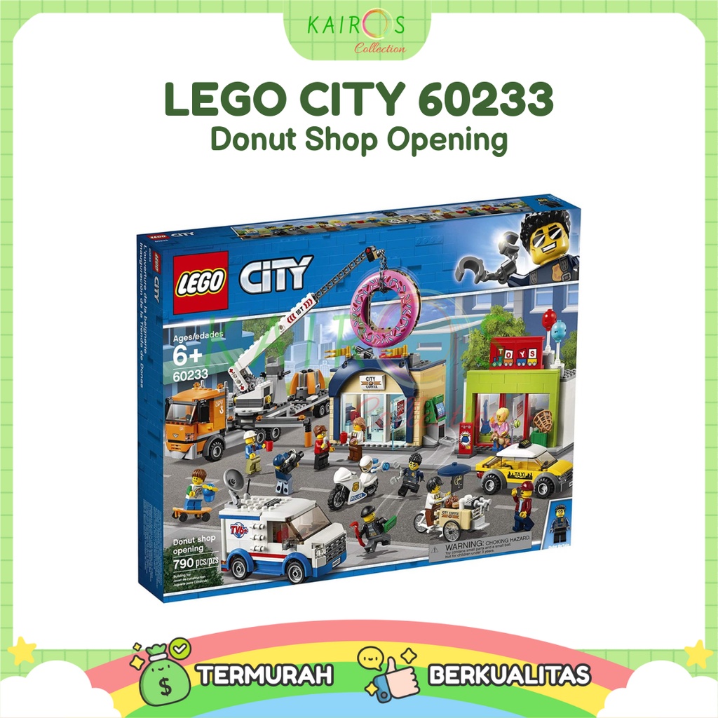 LEGO City Donut Shop Opening 60233