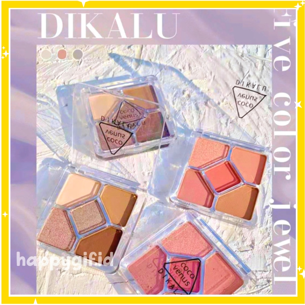 DIKALU COCO VENUS 5 Warna Korean Eyeshadow Pallete Matte Palet Waterproof XX077