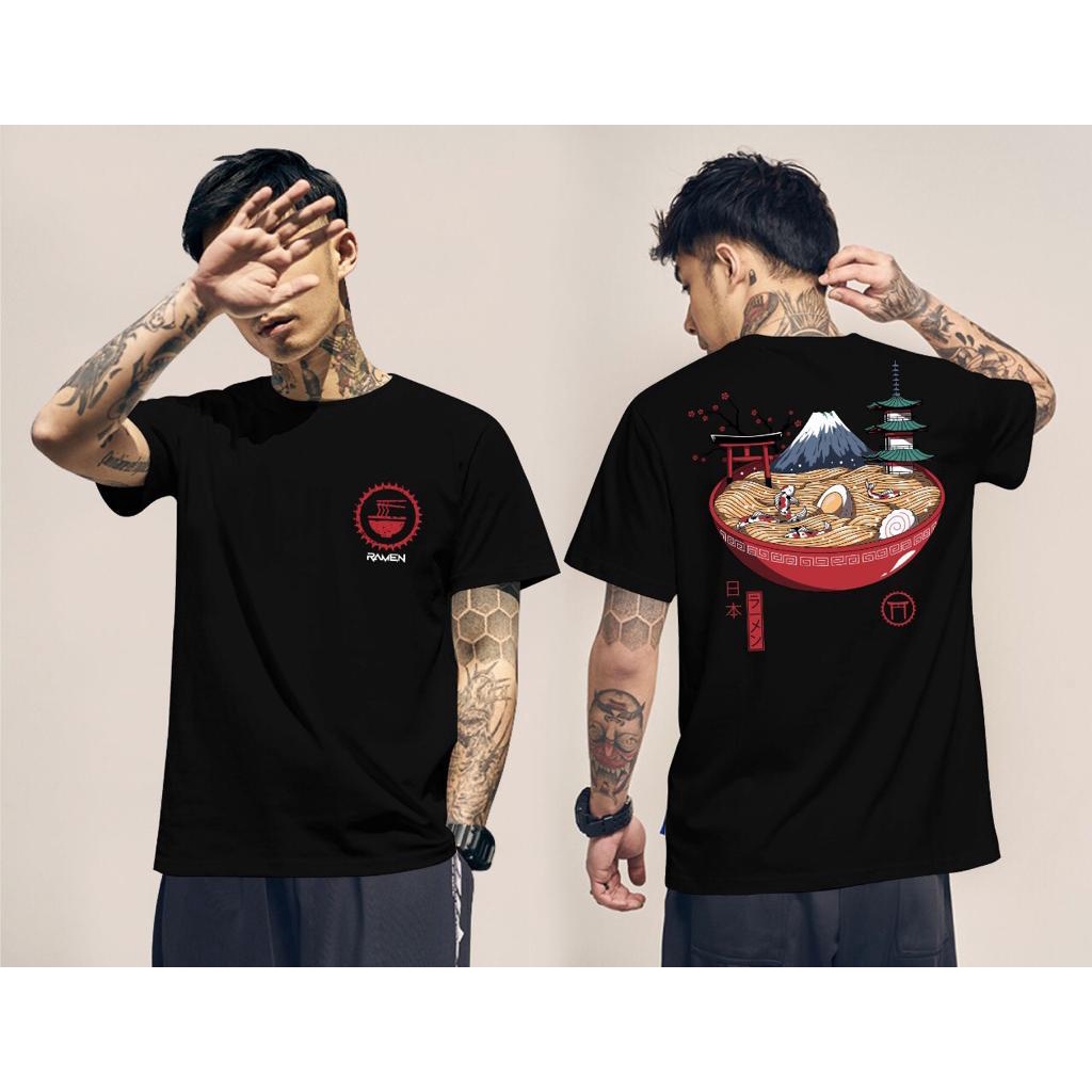 Kaos murah Kaos distro murah baju  distro pria t-shirt murah combed30s ramen