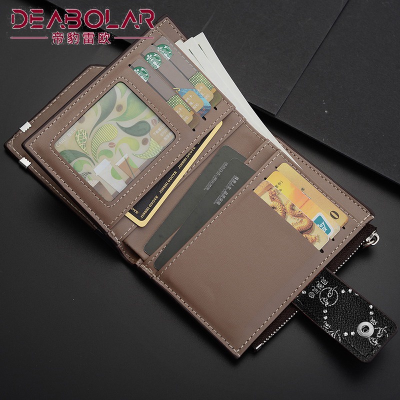 DOMPET LIPAT WANITA DEABOLAR ORIGINAL PREMIUM KULIT HITAM CAPENA WA616B5 KECIL SLOT KARTU RESLETING UANG KOIN MINI PENDEK CEWEK TERBARU MURAH KEKINIAN REMAJA BATAM