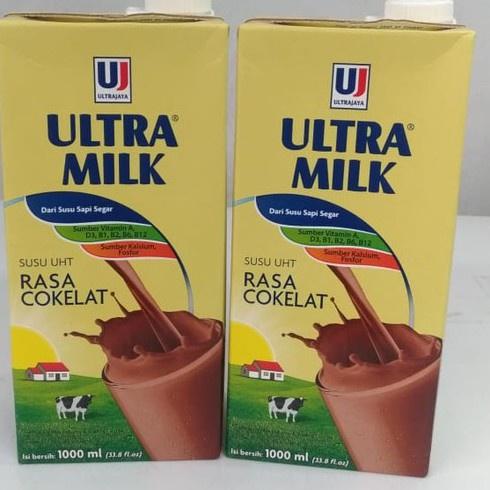 

Extra promo--ULTRA MILK UHT FULL CREAM PUTIH COKLAT 1 LITER ULTRAMILK