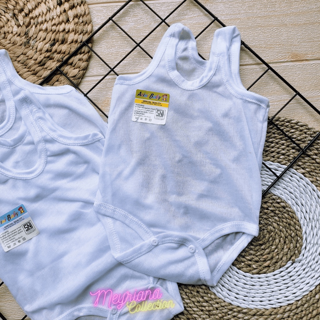 3 PCS Jumper Singlet Bayi PREMIUM Jumsuit Kaos Dalam Bayi Singlet Bayi Laki-laki Peremuan