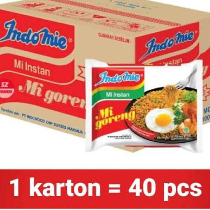 

PROMO indomie goreng 1dus isi 40pcs - mie instant