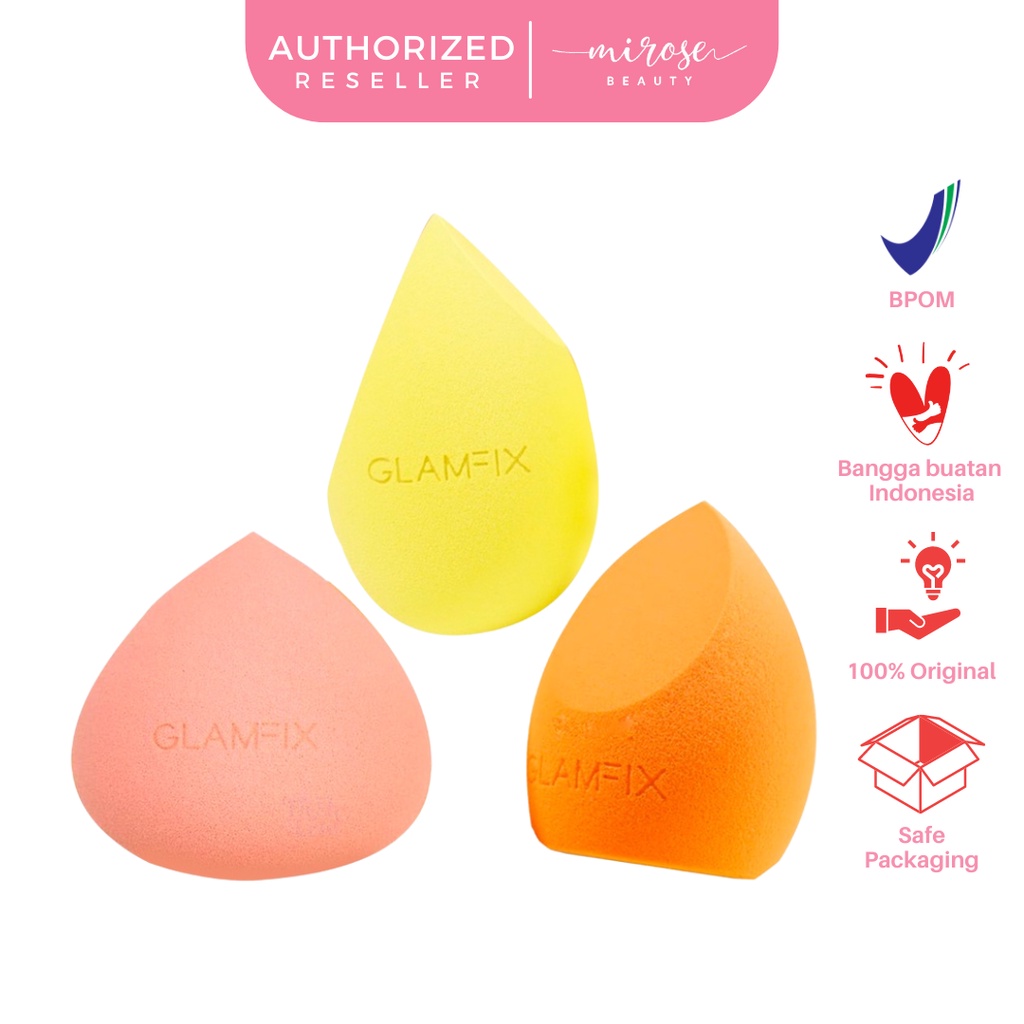 YOU GLAMFIX - Blossom Beauty Sponge Peachy / Orange / Lemon