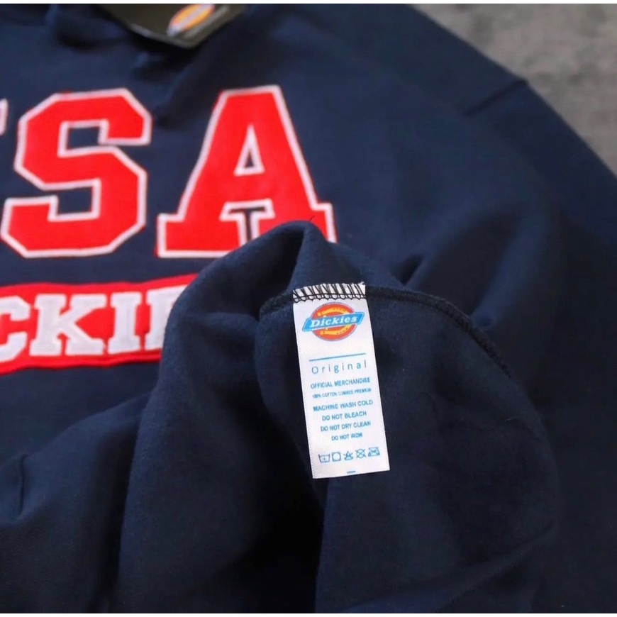 Hoodie DICKIES USA RED Sweater Premium/ Sweater DICKIES USA RED