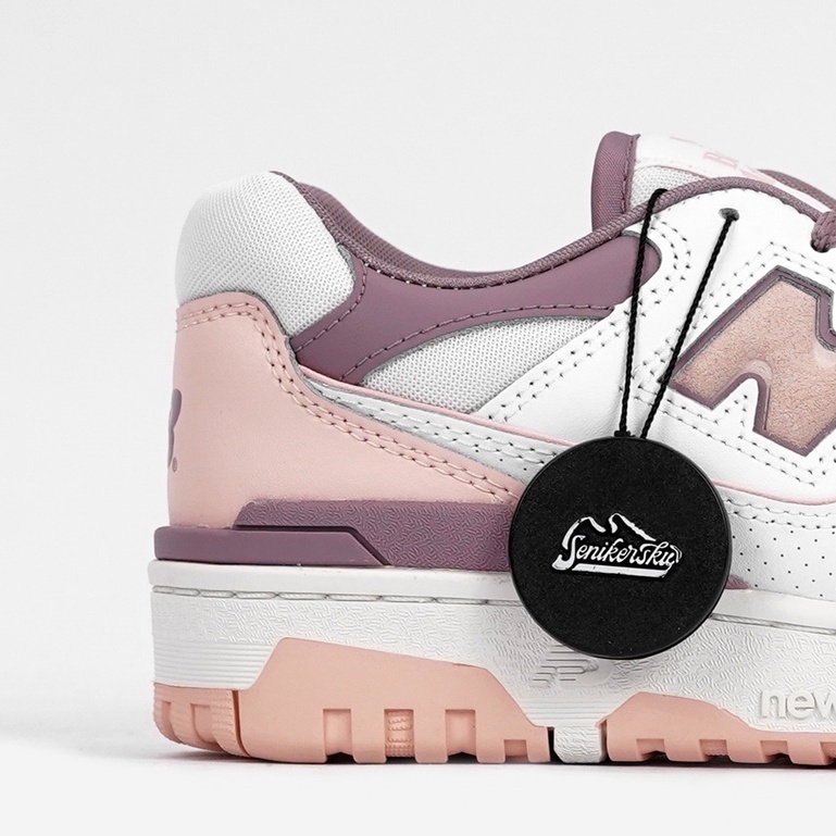 New Balance 550 White Pink Violet Womens