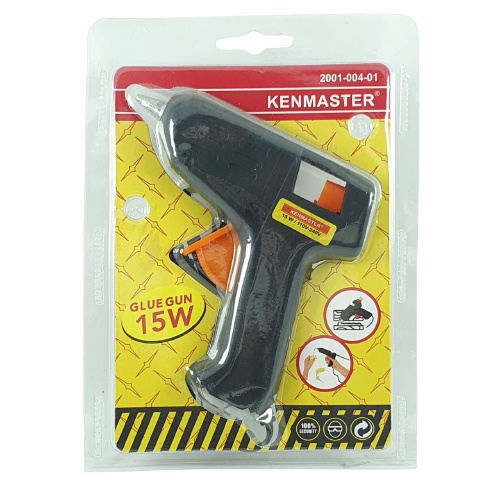 Glue Gun Kenmaster 15w Lem Tembak Hot Melt Gluegun BONUS REFILL