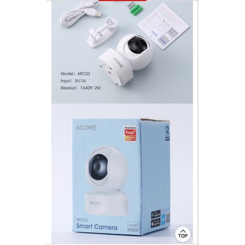 ACOME SMART CCTV CAMERA WIFI APC03