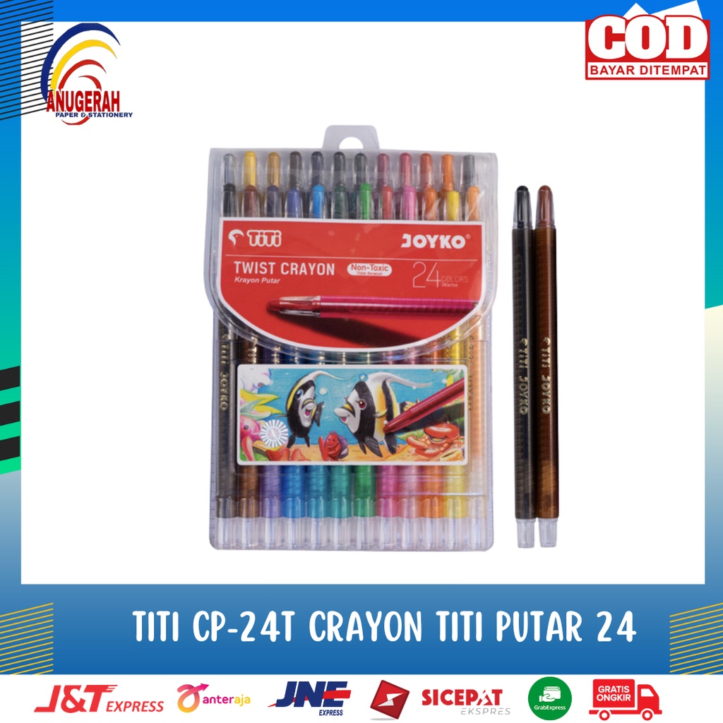 

TITI CP-24T CRAYON TITI PUTAR 24 (PCS)