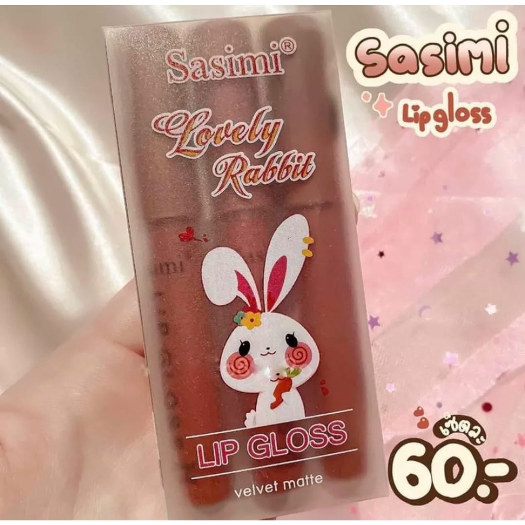 Sasimi Rabbit Velvet Matte Lipgloss