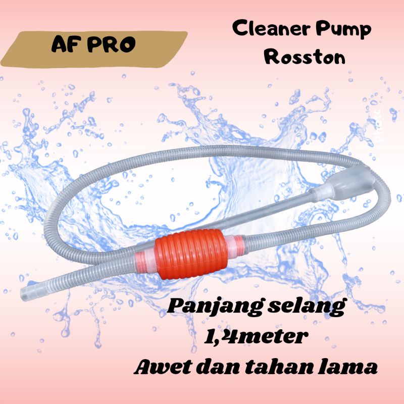 PROMO MURAH Alat penyedot air aquarium CLEANER PUMP ROSSTON