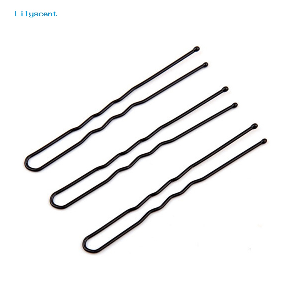 50 Pcs Jepit Rambut Bobby Pin Bentuk U Gelombang Untuk Salon