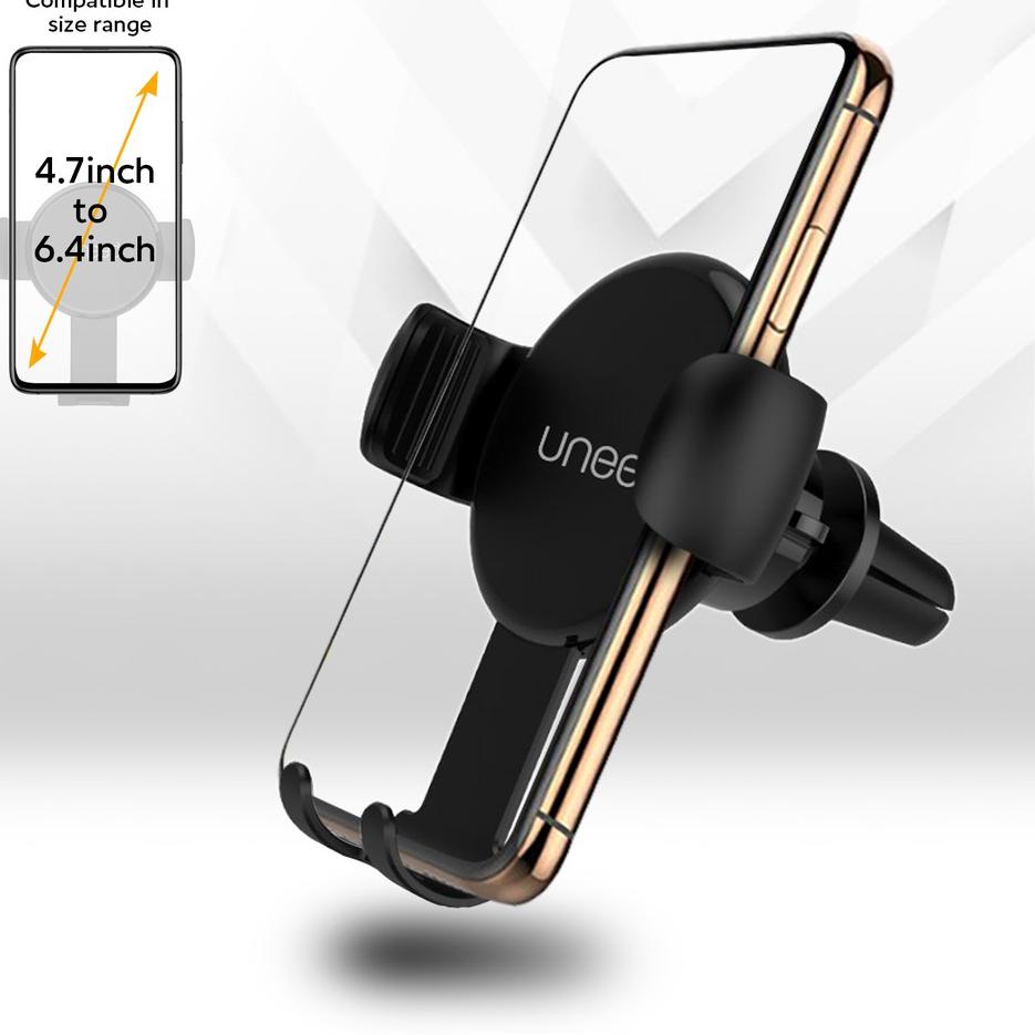 Terbaru UNEED Car Holder Handphone Air Vent Smartphone Car Mount Holder - UPH301