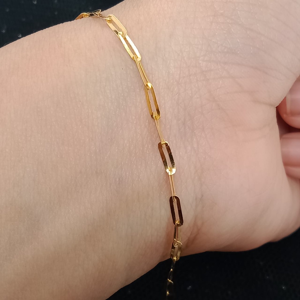 Gelang emas 17K - 1 gr kadar 750 - 3834