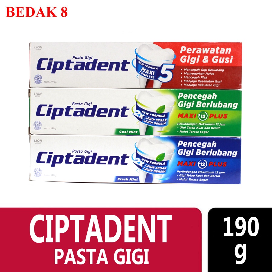 Ciptadet Pasta Gigi 190 gr/ Ciptadent Tooth Paste 190 g