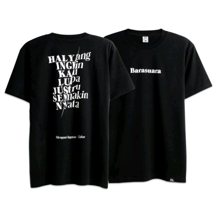 Sugarcave Tshirt BARASUARA - TYPOGRAPH MENGUNCI INGATAN
