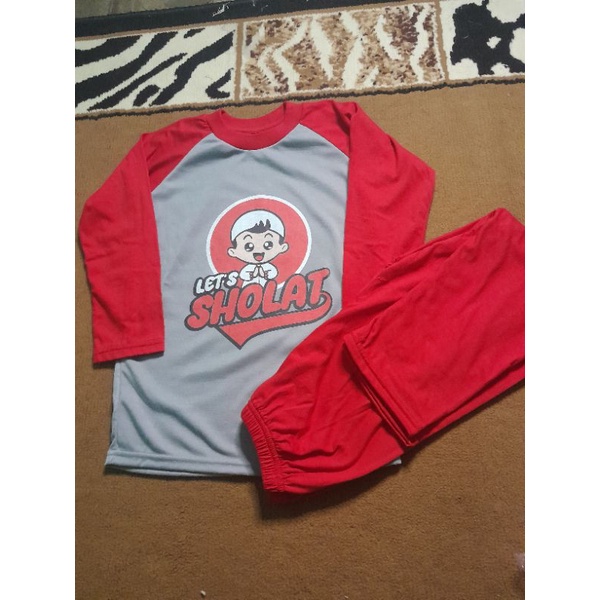 setcel anak muslim / baju harian anak