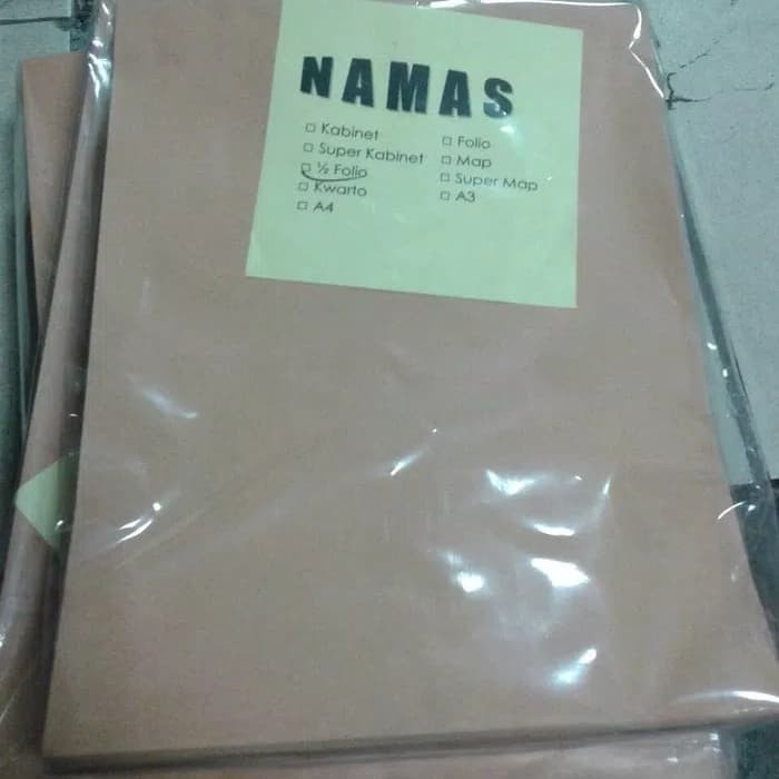 

Mantap Amplop Coklat 1/2 Setengah Folio Polos Namas / Tricom Murah