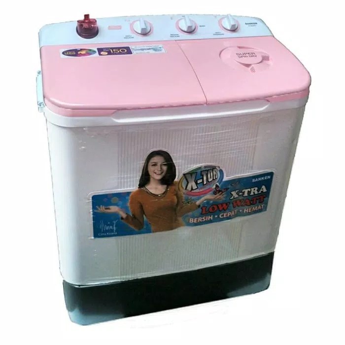 Mesin Cuci 2 Tabung Sanken 8660 8KG Low Watt