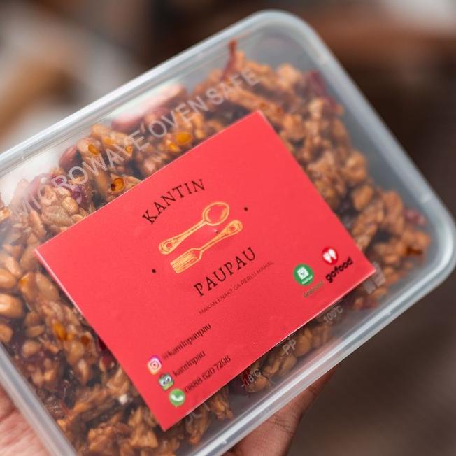 

Potongan spesial--Kering Tempe Kacang khas Kantin PauPau 300 gram