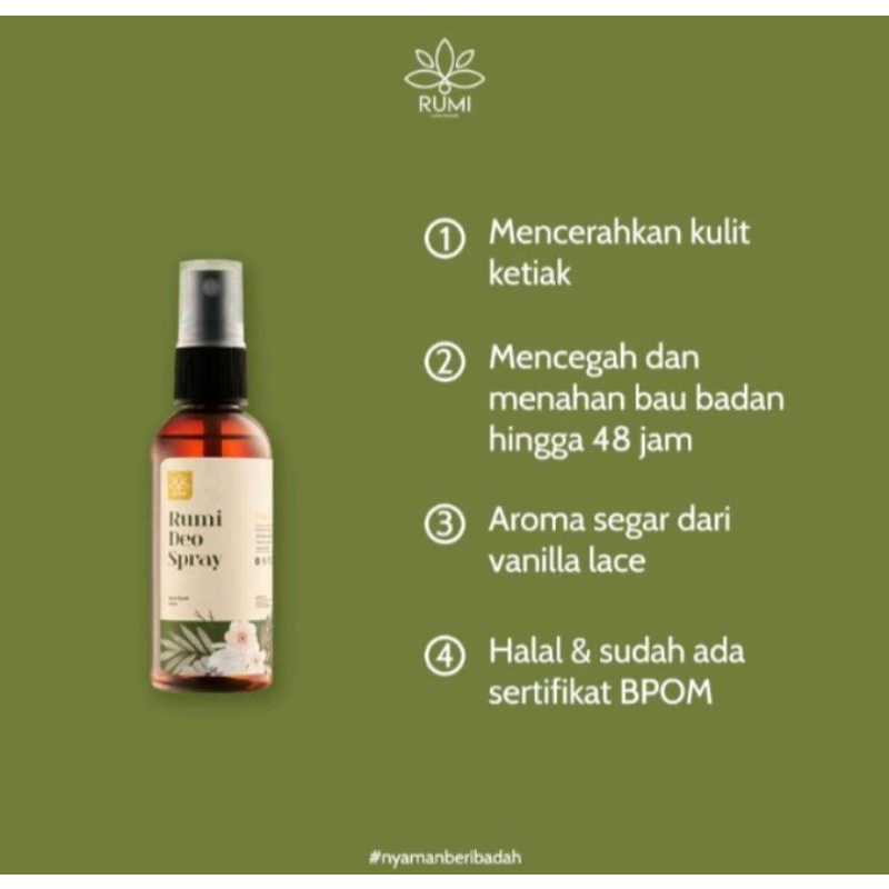 deo spray pencerah kulit ketiak original bpom