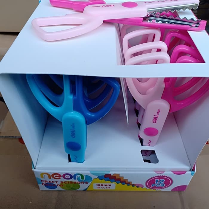 

Sale!!! Gunting Zigzag Anak D600 By Deli Bergaransi