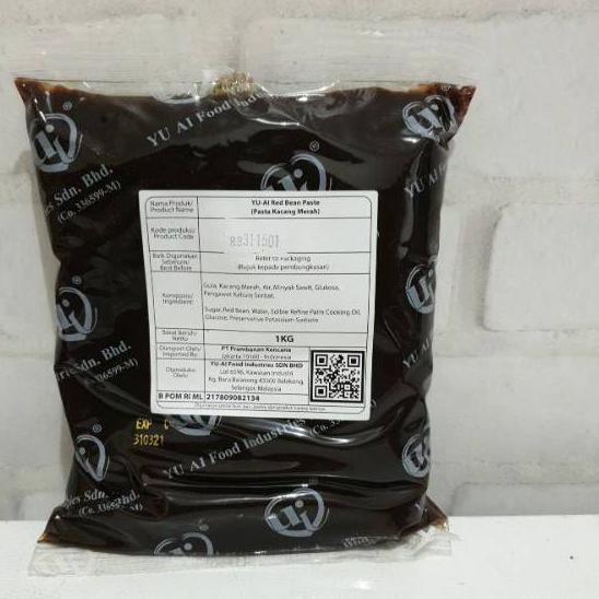 

Ready Stok Yu ai filling paste selai isian bakpao isian roti 1kg red bean serbuuu !