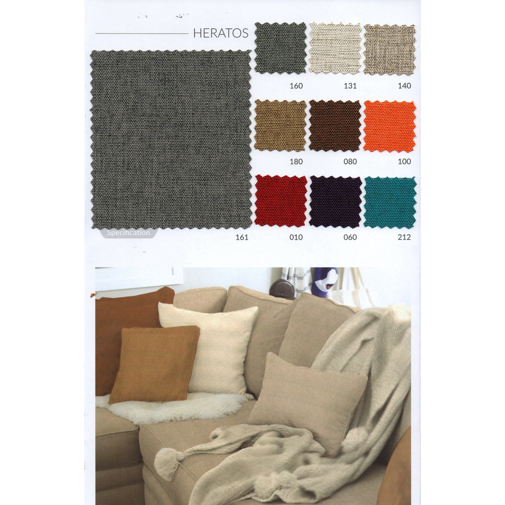 SOFAKU : HERATOS Ateja Body & Soul 1st Collection Bahan Kain Sofa Tebal Premium Fabric Mebel Jok Bah