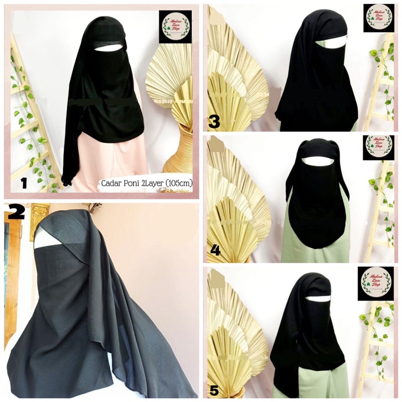 Cadar Niqab Original Import Saudi