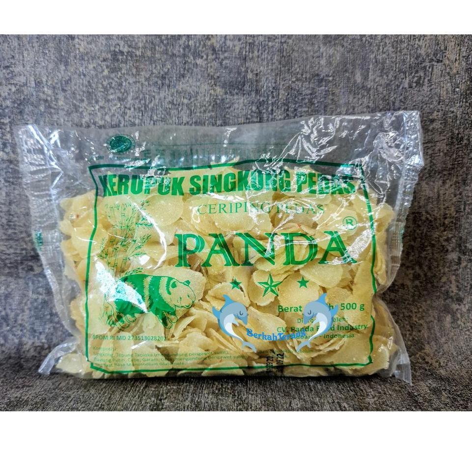 

KODEh6H1t--PANDA Kerupuk Singkong Pedas 500gr / Ceriping Pedas Mentah