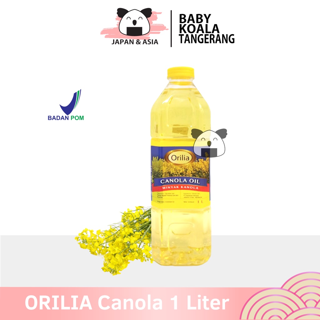 

ORILIA Canola Oil Minyak Goreng Bunga Kanola 1L | Import