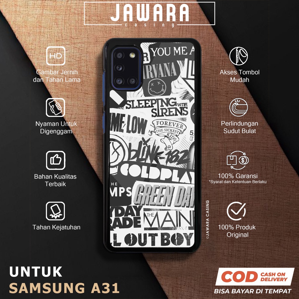 Case Samsung A31 Casing Samsung A31 Jawara Casing [MSCB] Case Glossy Case Aesthetic Custom Case Anim