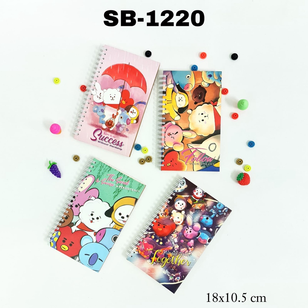

MJ Buku Notes Spiral 48K/Buku Catatan/Memo/Notebook