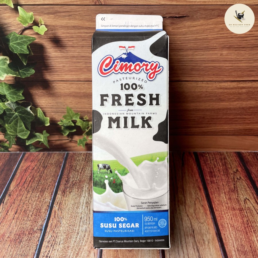 

(KARTON) Fresh Milk Full Cream Cimory 950ml
