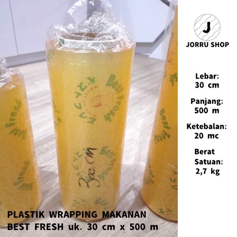 Plastik Wrapping Best Fresh 30cm x 500meter