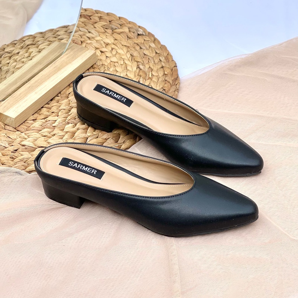 SARMER - NINA HEELS 3CM BLACK