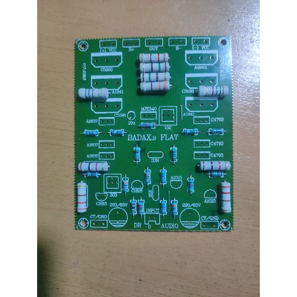 Kit power nkri badak (pcb dan resistor saja) resistor metal film